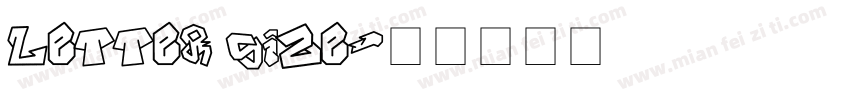 LETTER SIZE字体转换